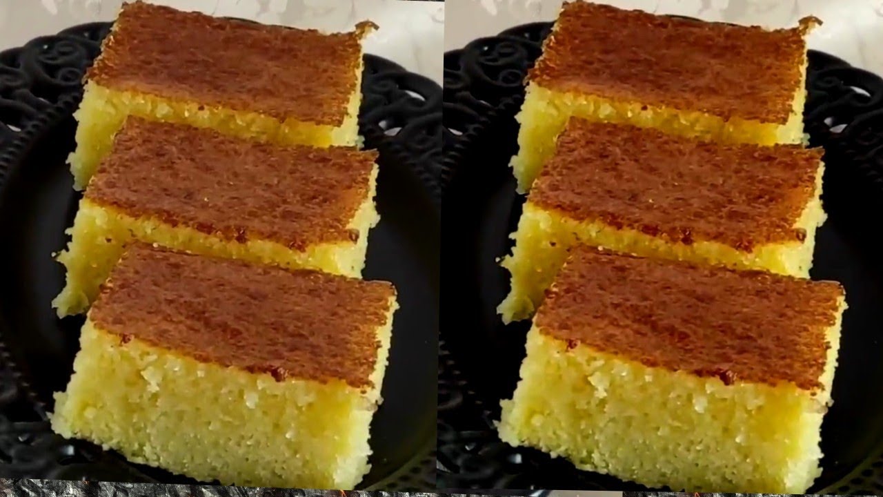 Griz kolač - Najjednostavniji recept za ukusan desert!  Sa mjerama na čaše. #4k