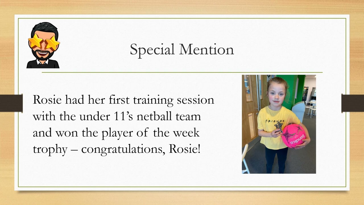 Celebration Assembly 22nd April 2022