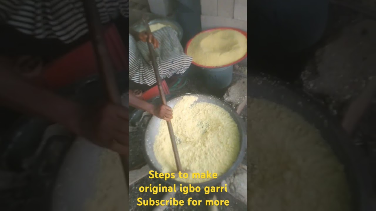making original igbo garri