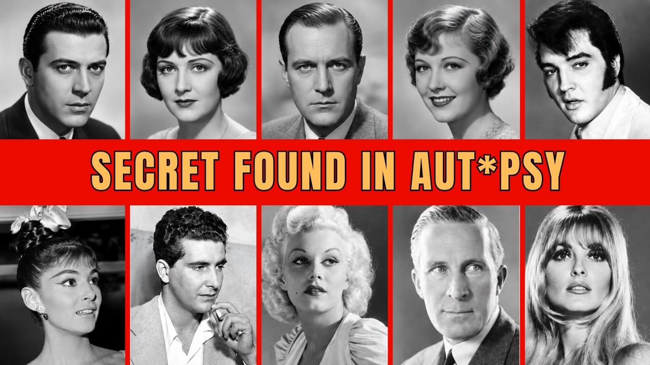 15 Sad Things Found in Old Hollywood Celebrity Aut*psy Reports and Dth Certificates**