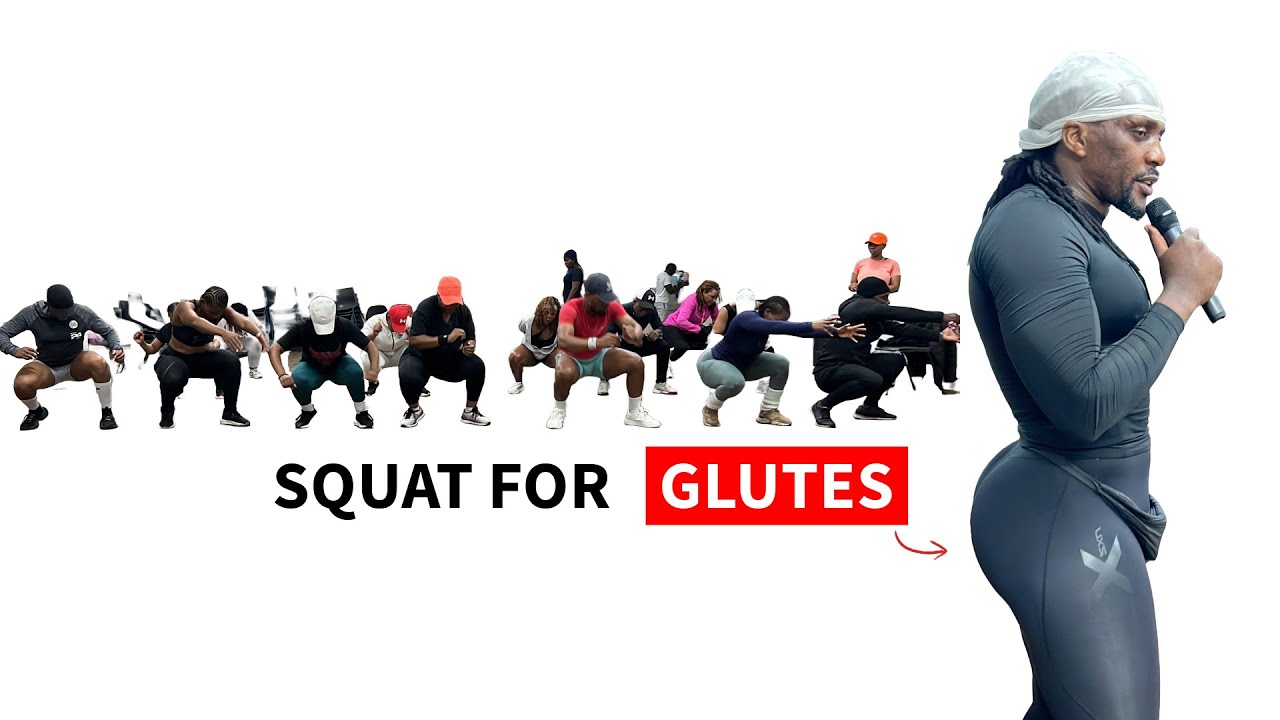 Bodyweight SQUATS for HAMSTRINGS and GLUTES