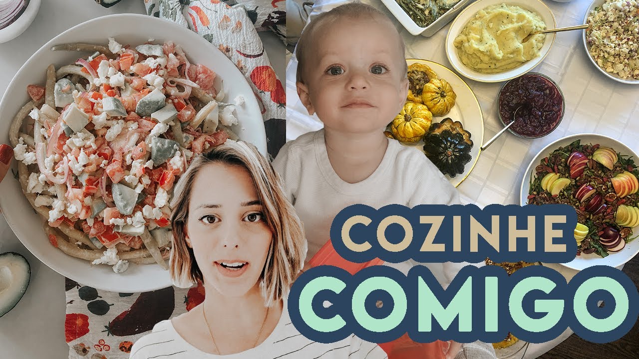 cozinhe comigo: menu completo para ação de graças + bolo de maçã + alho confitado