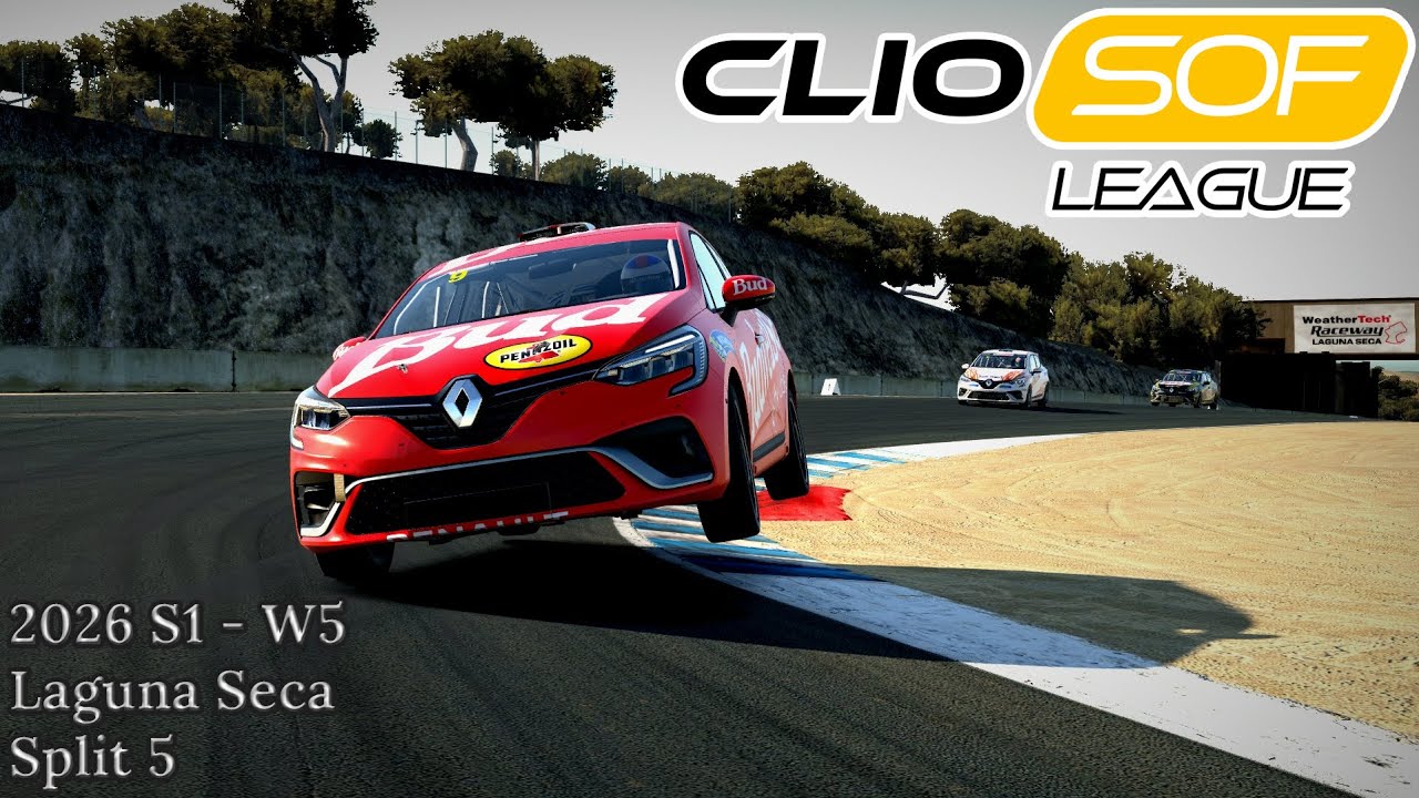 Clio Cup SoF League | 1 сезон 2026 - 5 неделя | Лагуна Сека | 5 сплит