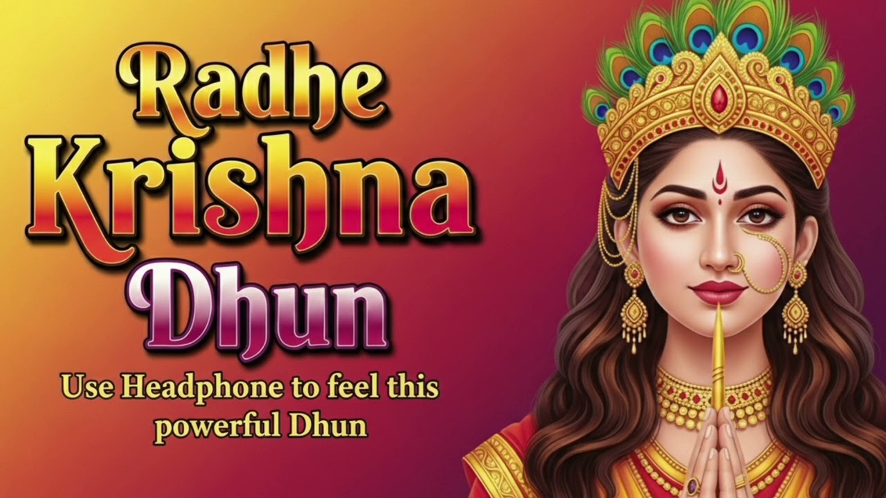 Radhe Krishna Dhun | Powerful Hare Krishna Kirtan for Meditation & Sleep
