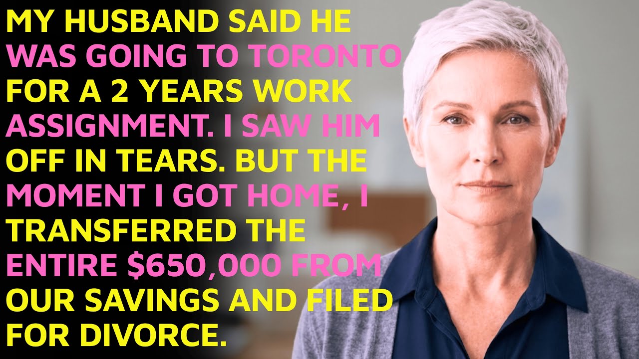 When My Husband Left For Work For 2 Years… I Pretended To Cry, Took $650,000 And Ended The Marriage