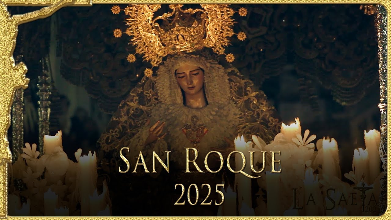 Virgen de Gracia y Esperanza de San Roque 2025 subiendo la Cuesta del Bacalao | Cruz Roja | Sevilla