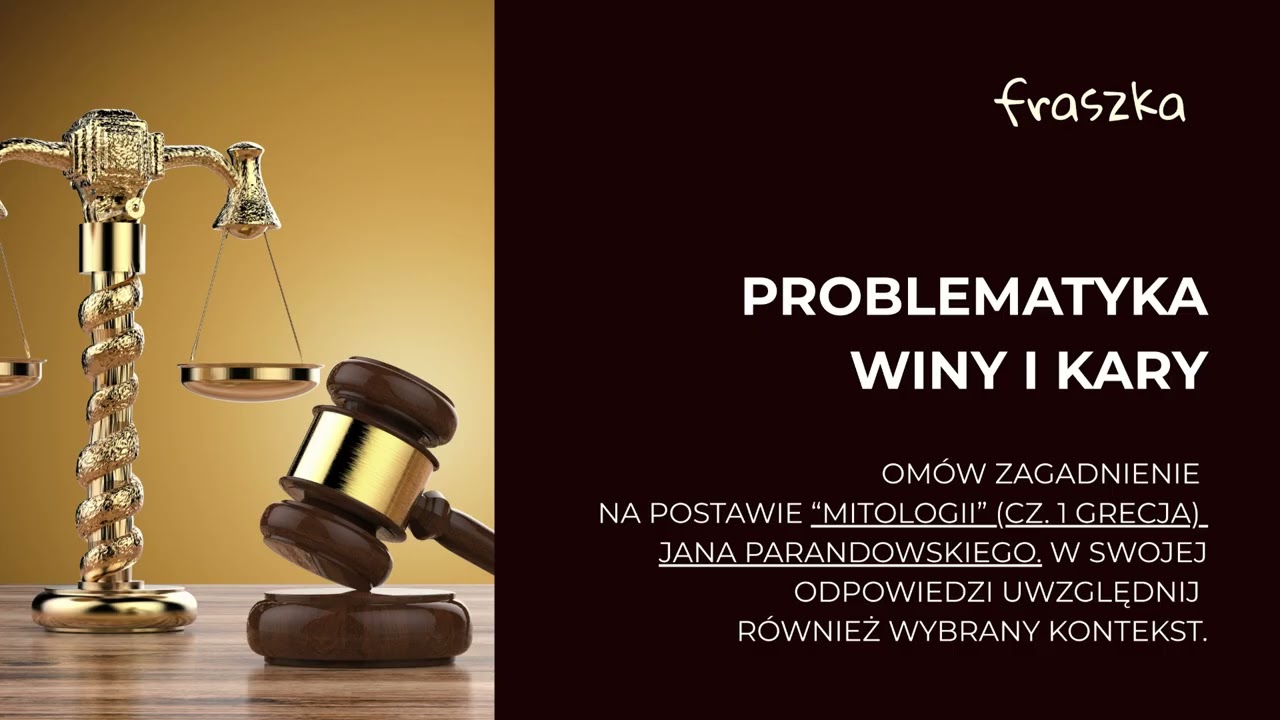 Pytania jawne 5  Problematyka winy i kary