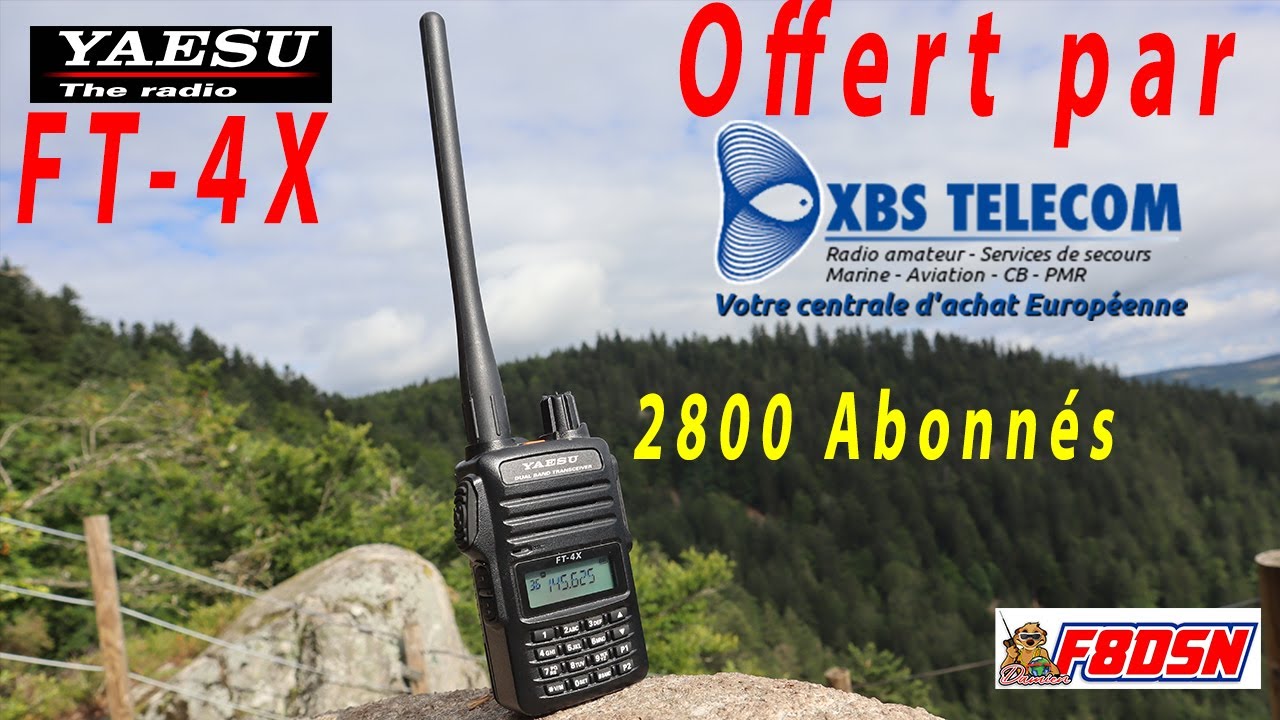 Tirage au sort des 2800 abonnés, un FT-4X offert par XBS Telecom