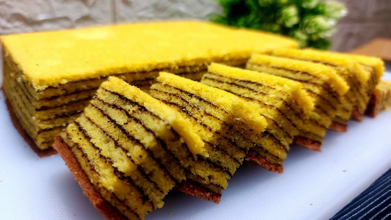 RESEP LAPIS LEGIT KUKUS, EKONOMIS HANYA 4 TELUR, WAJIB COBA !!!