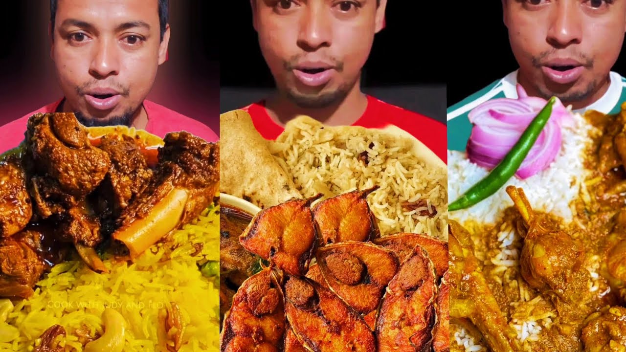 No voice Eats hot food