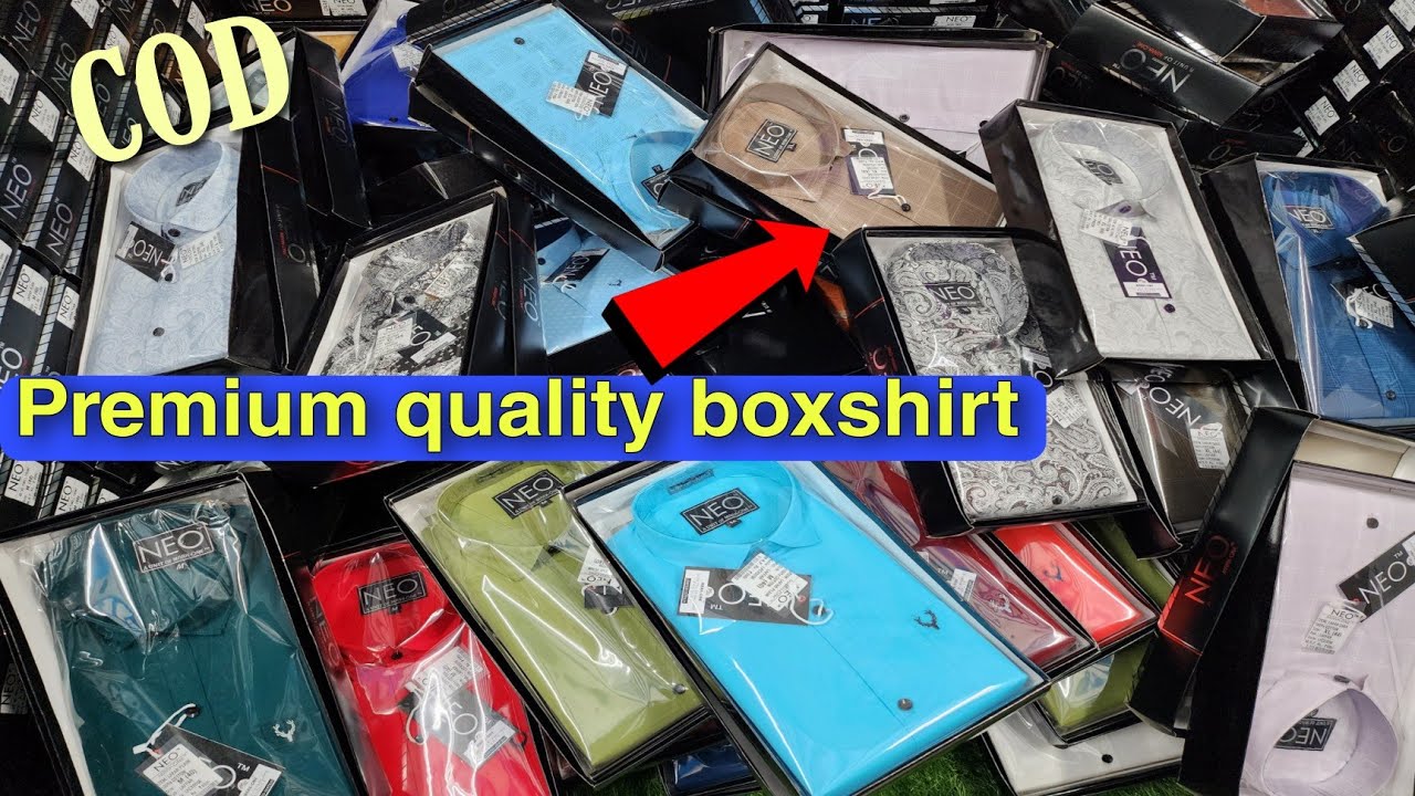 Boxshirt manufacturer in Kolkata | COD available(Mark one & Neo)🔥