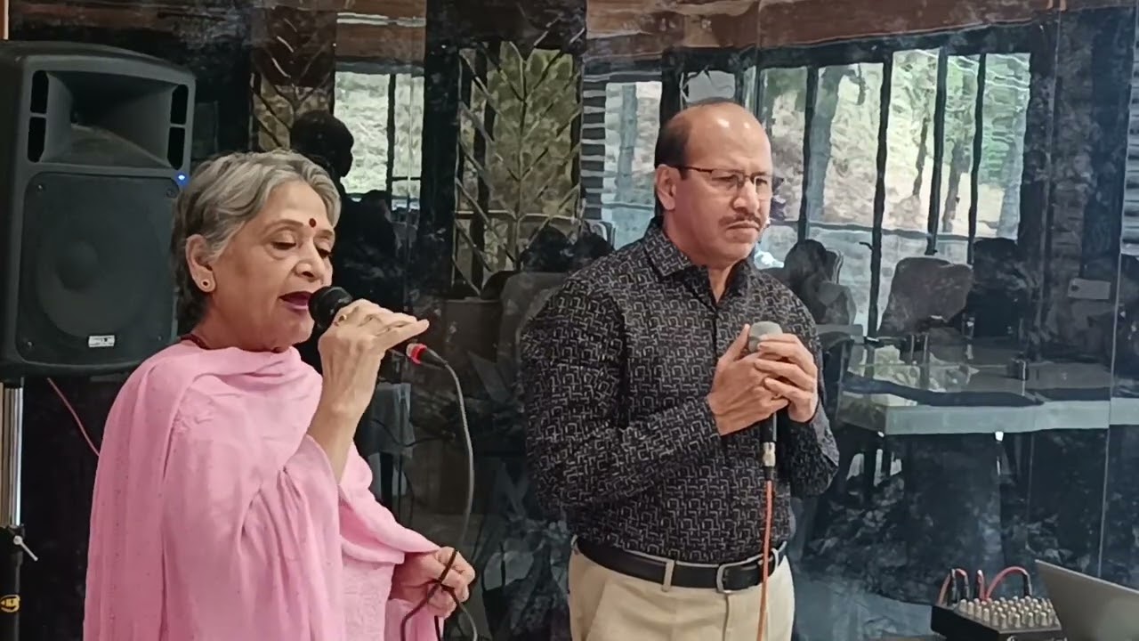 Song:Kisi raah me kisi mode par with respectable Renu Pathania Di at Rajgarh, Himachal Music Trip