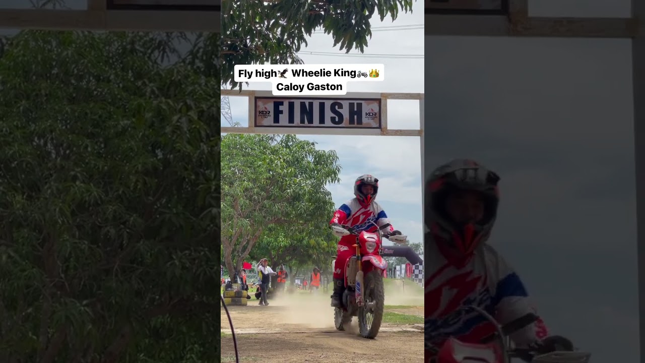 Fly high 🦅 Wheelie King 🏍️👑 Caloy Gaston of Team Ducati Ph Adventure #ManibelaChallenge