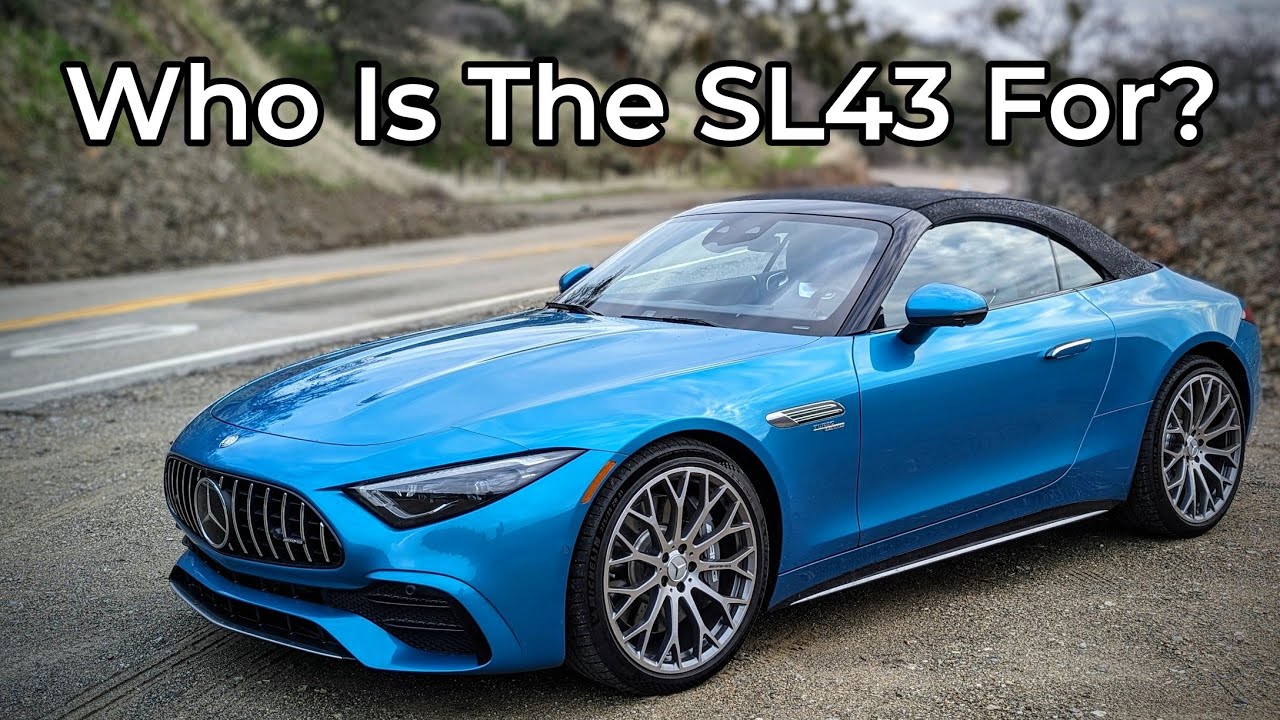 Обзор Mercedes SL43 AMG 2023 года — запутанный продукт