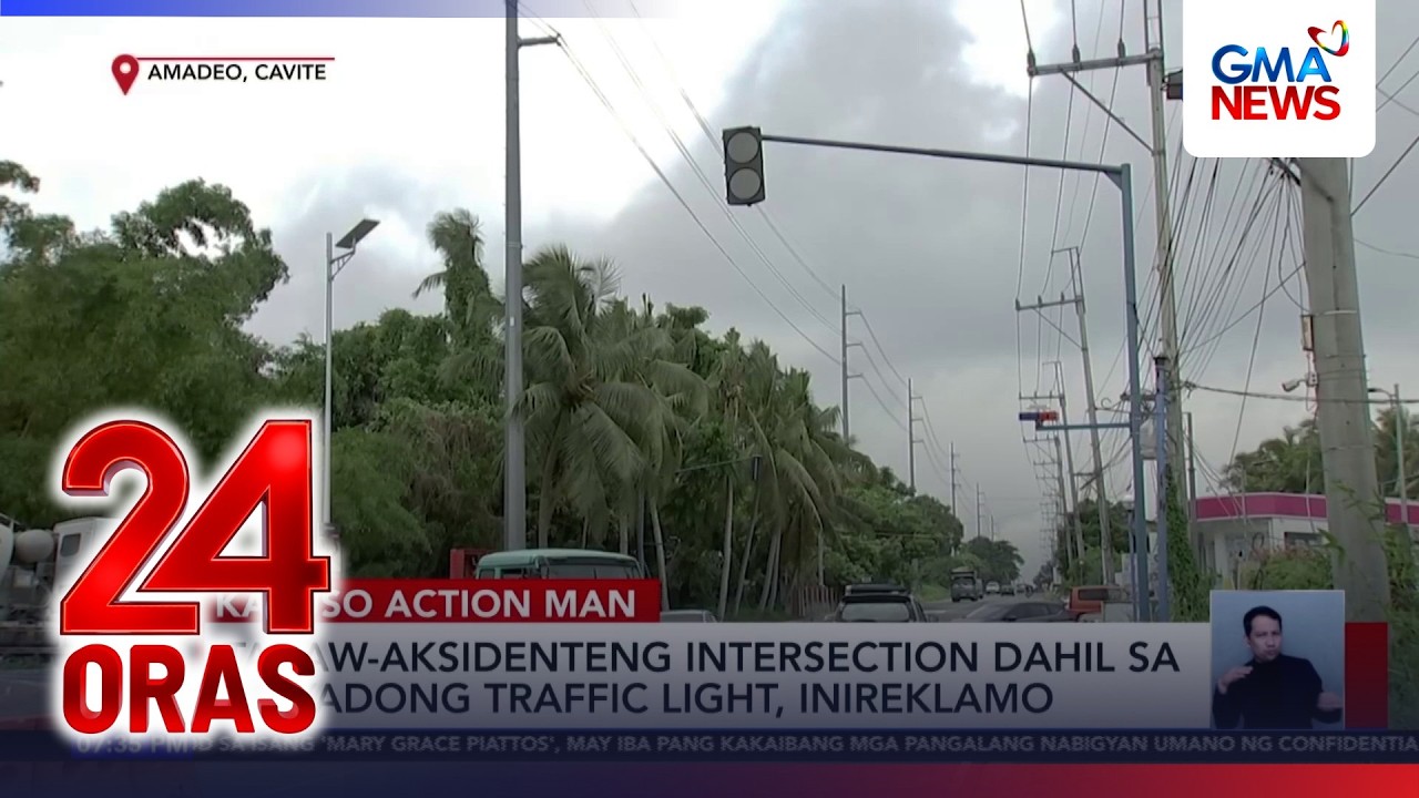 Takaw-aksidenteng intersection dahil sa palyadong traffic light, inireklamo | 24 Oras