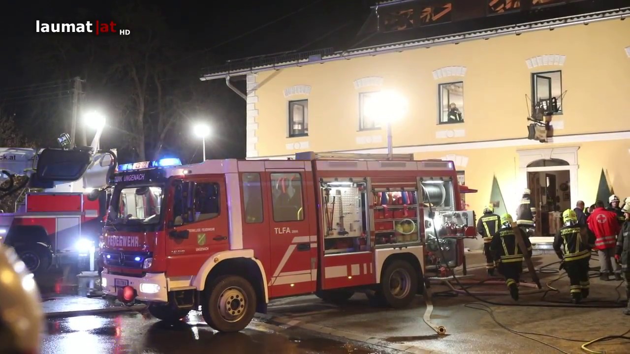 Brand in einem Gasthaus in Ungenach rasch unter Kontrolle gebracht