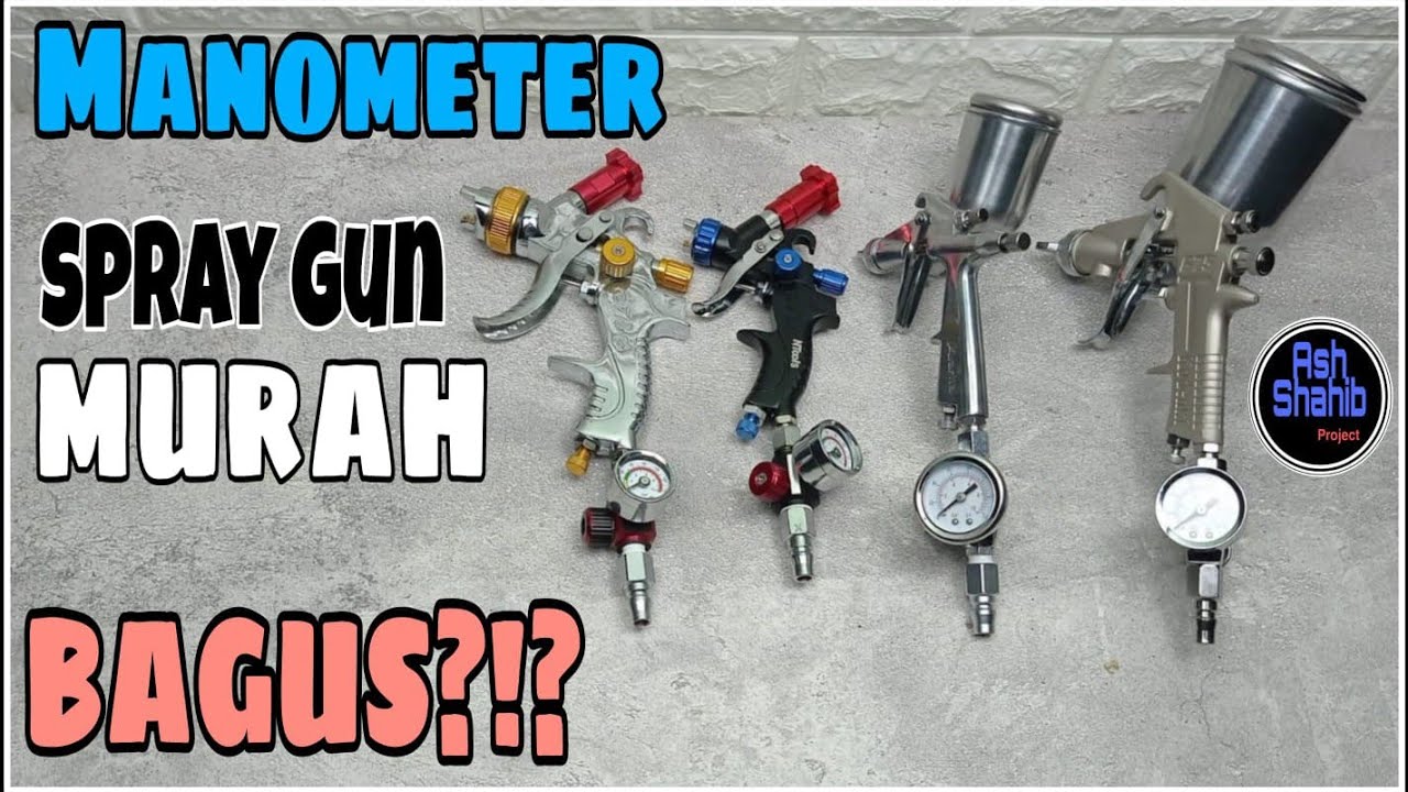 Air regulator / Manometer spray gun 10 bar murah, bagus? kupas tuntas perbandingan