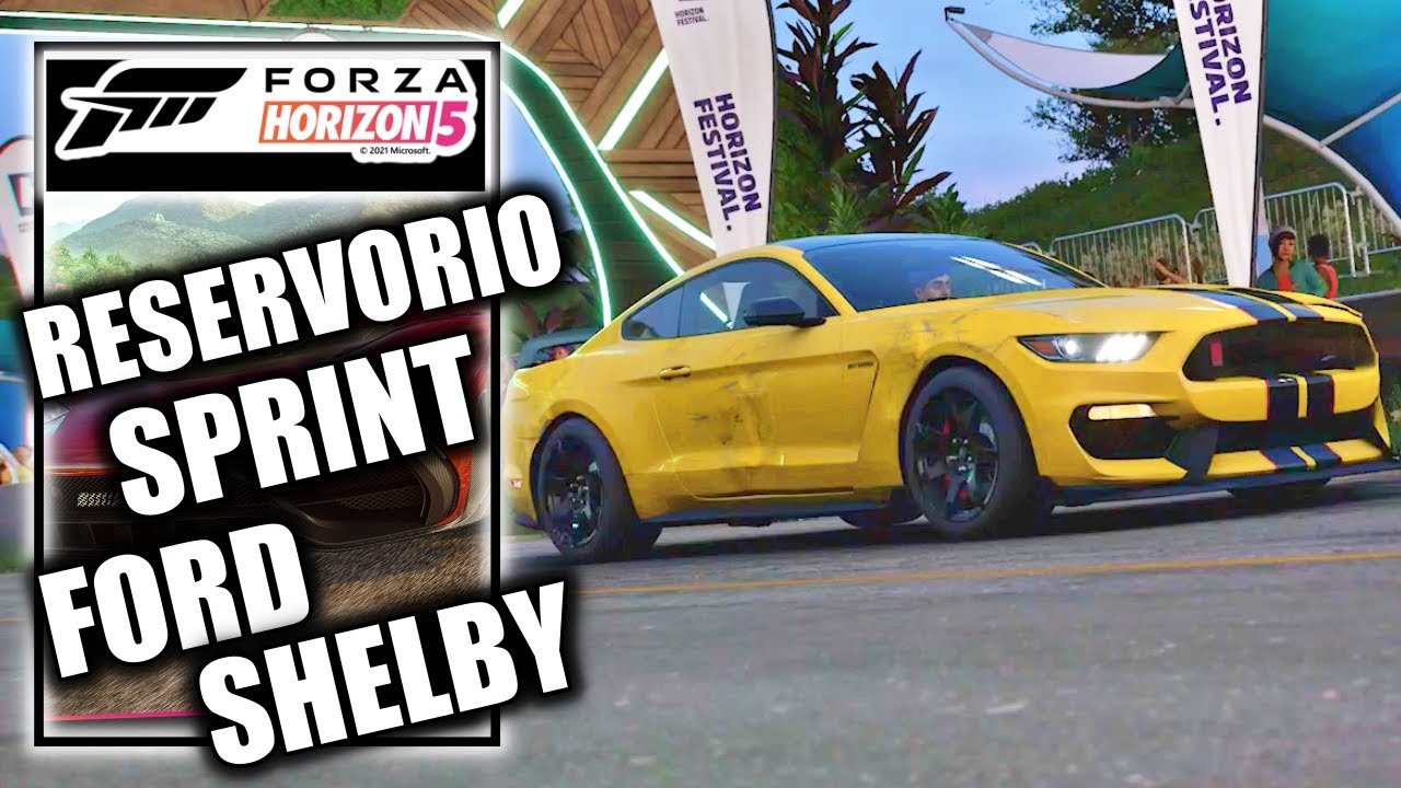 Forza Horizon 5 &ndash; Reservorio Sprint - Ford Shelby GT35OR 2016 Gameplay
