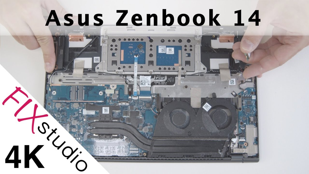 Asus Zenbook 14 - disassemble [4k]