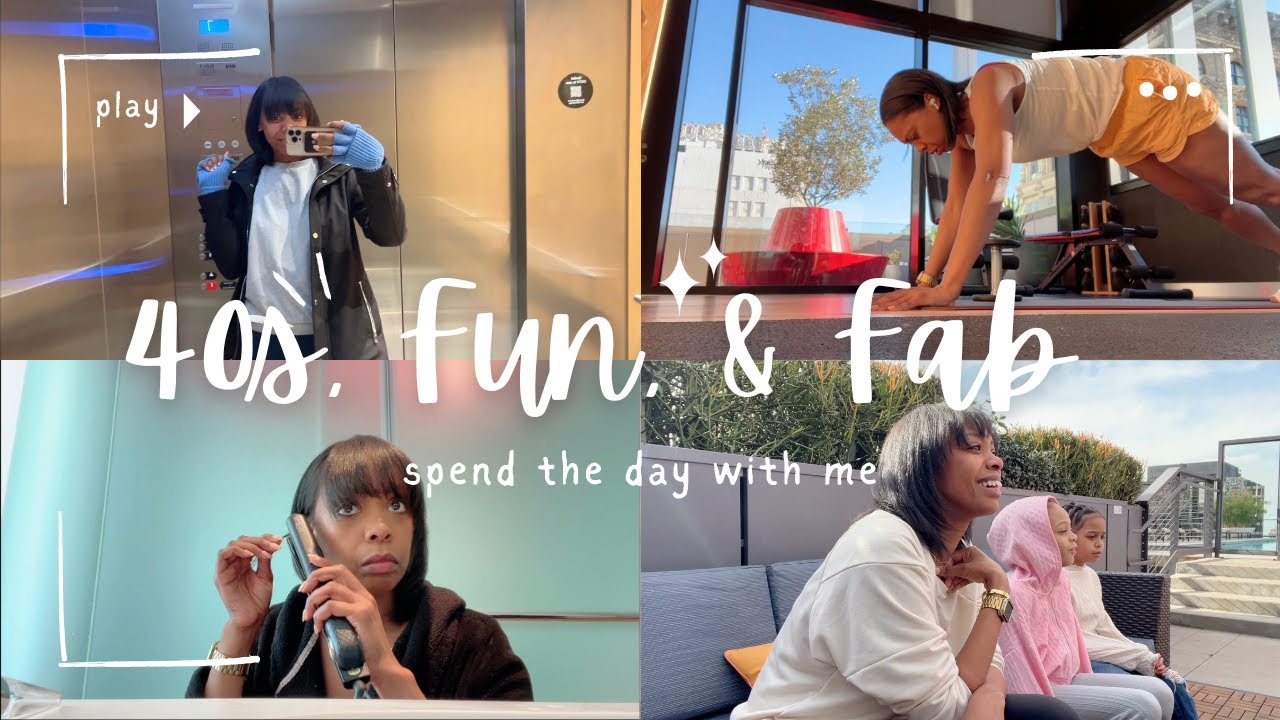 loving my 40s (VLOG)| getting back on track, 5 minute makeup routine, family time in LA