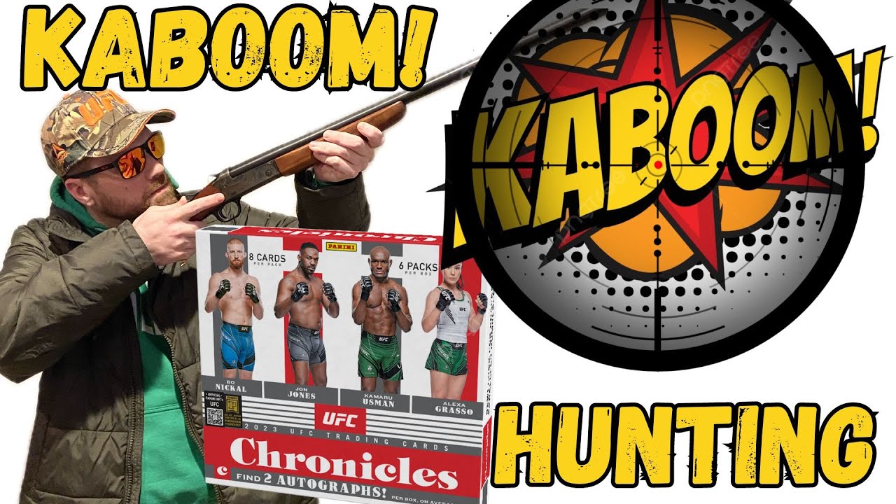 KABOOM! HUNTING Do I Hit One? | 2023 Panini UFC Chronicles Hobby Box | Great Box!