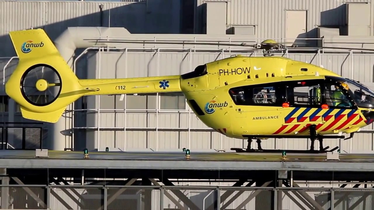 H-145 MEDIC 01 startup at MCL Leeuwarden