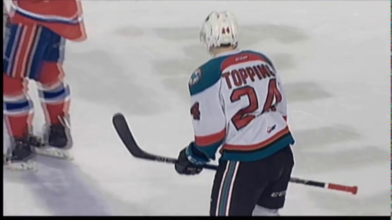 Topping's 3-point night for Kelowna vs. Spokane -- 1/10/18