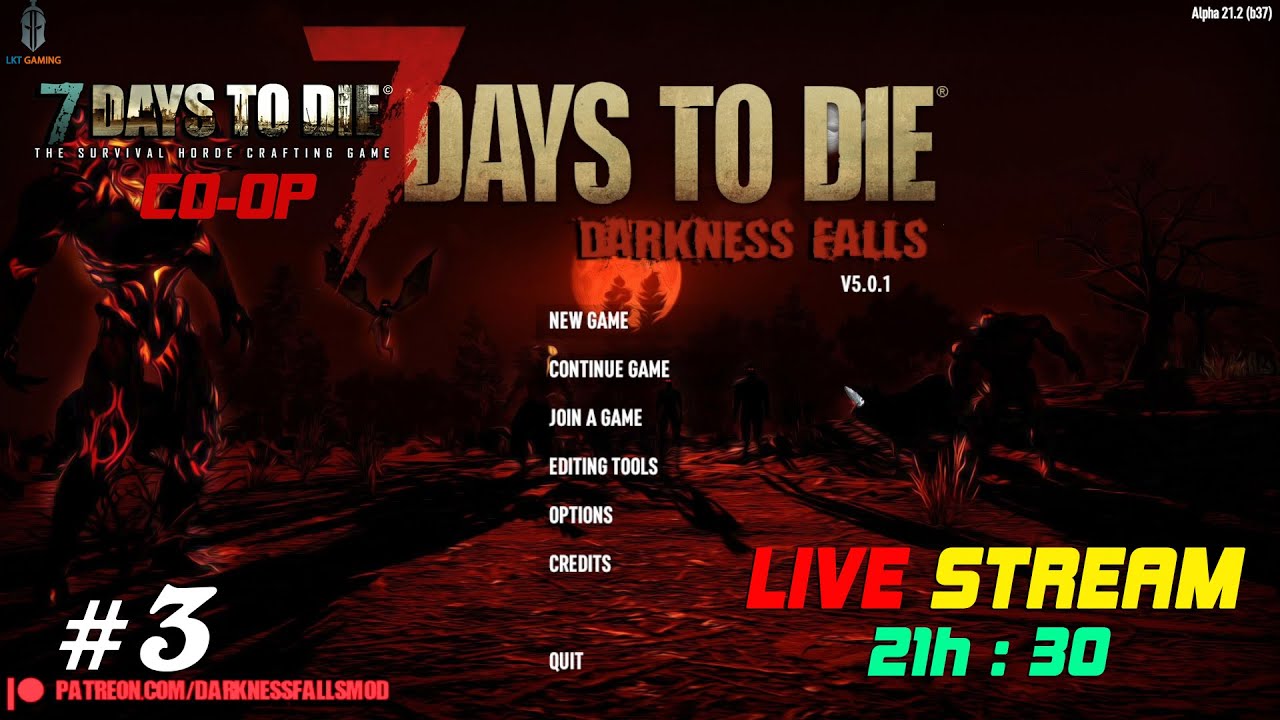 7 Days To Die Darkness Falls Co-Op 2024#3 PH&Ograve;NG THỦ Đ&Ecirc;M TRĂNG M&Aacute;U  |LKT GAMING