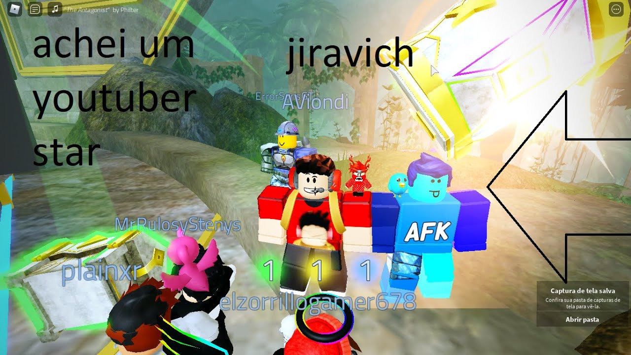 eu achei um youtuber star no roblox (jiravich)