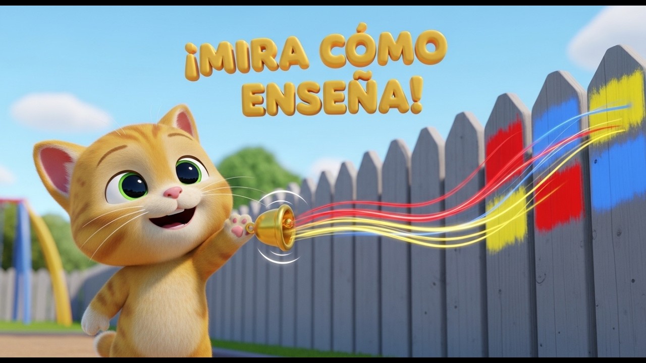 Din-Don, La Campana Arcoíris 🔔🌈 Canción Infantil Divertida en Español Para Niños y Bebés