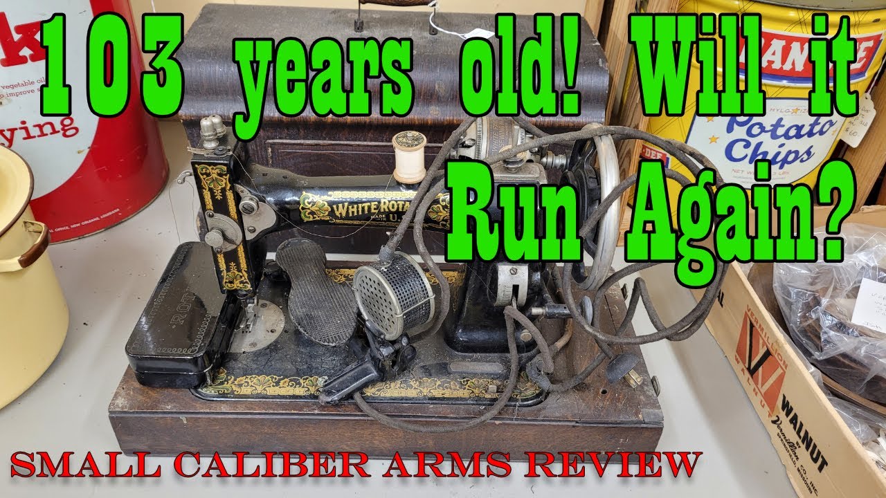 White Rotary Sewing Machine | Refurbishing a 103 year old Electric Model