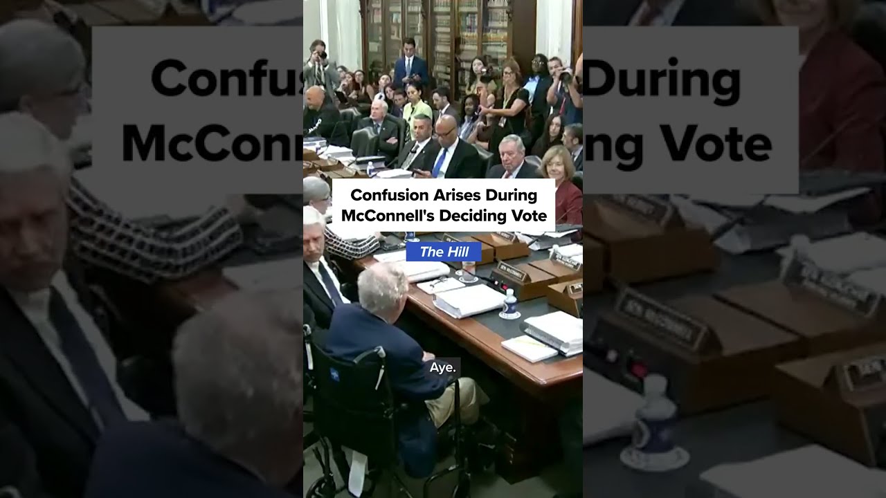 Confusion arises as Mitch McConnell casts deciding vote on bill after months-long absence