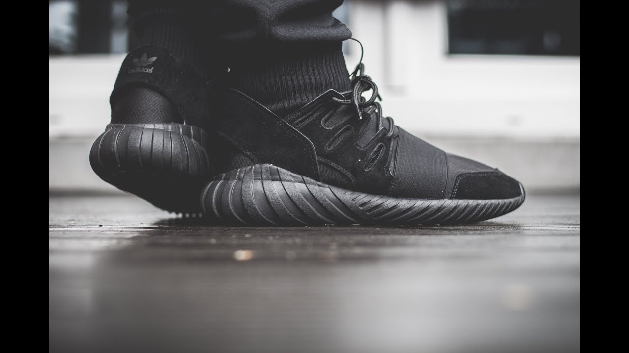 adidas Originals Tubular Doom &ndash; All Black | On Feet