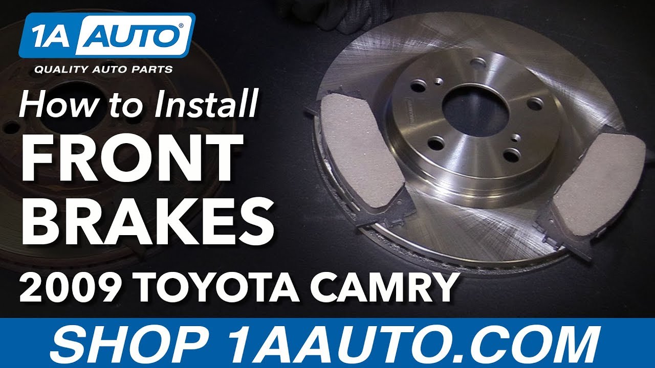 Как заменить передние тормоза Toyota Camry 08-16