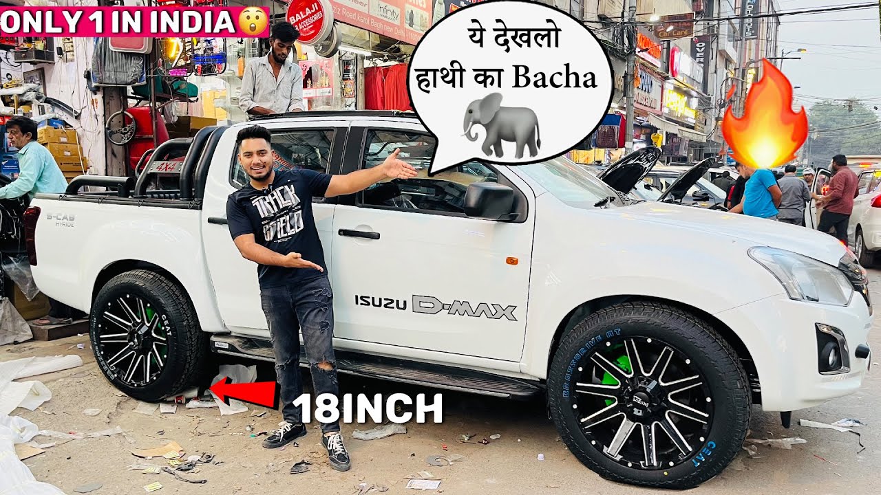 ISUZU D-MAX Full Modified Big Size Alloy Wheels Installed 🔥MODIFICATIONS|| ISUZU D-MAX MODIFIED