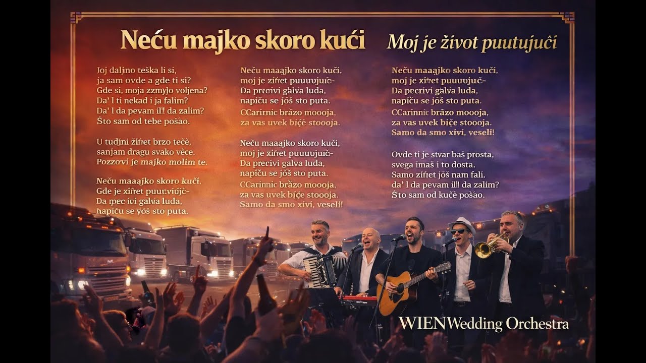 Neću majko skoro kući – Wien Wedding Orchestra