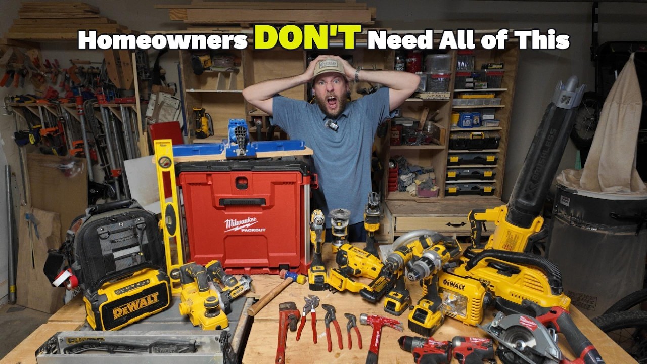 Homeowners DON'T Need All of This | The Only Tools You Actually Need