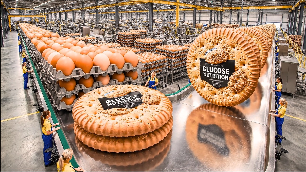 Inside a High-Protein Cookie Factory | Mass Production Process