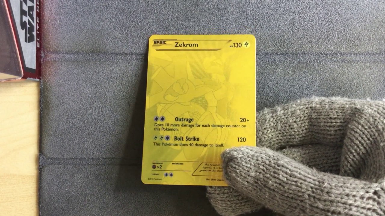 Zekrom 115/113 Gold Card - Pokemon Legendary Treasures