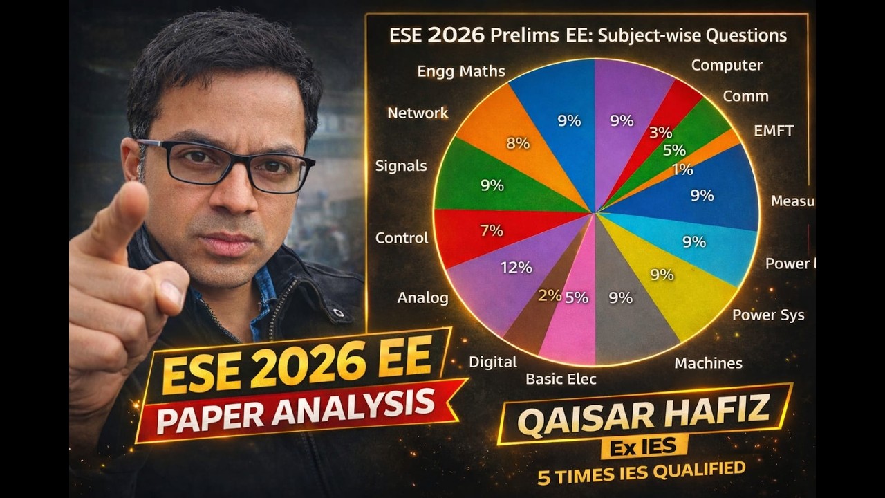 ESE EE 2026 Prelims Analysis by 5-Times IES Qualified | Complete Review