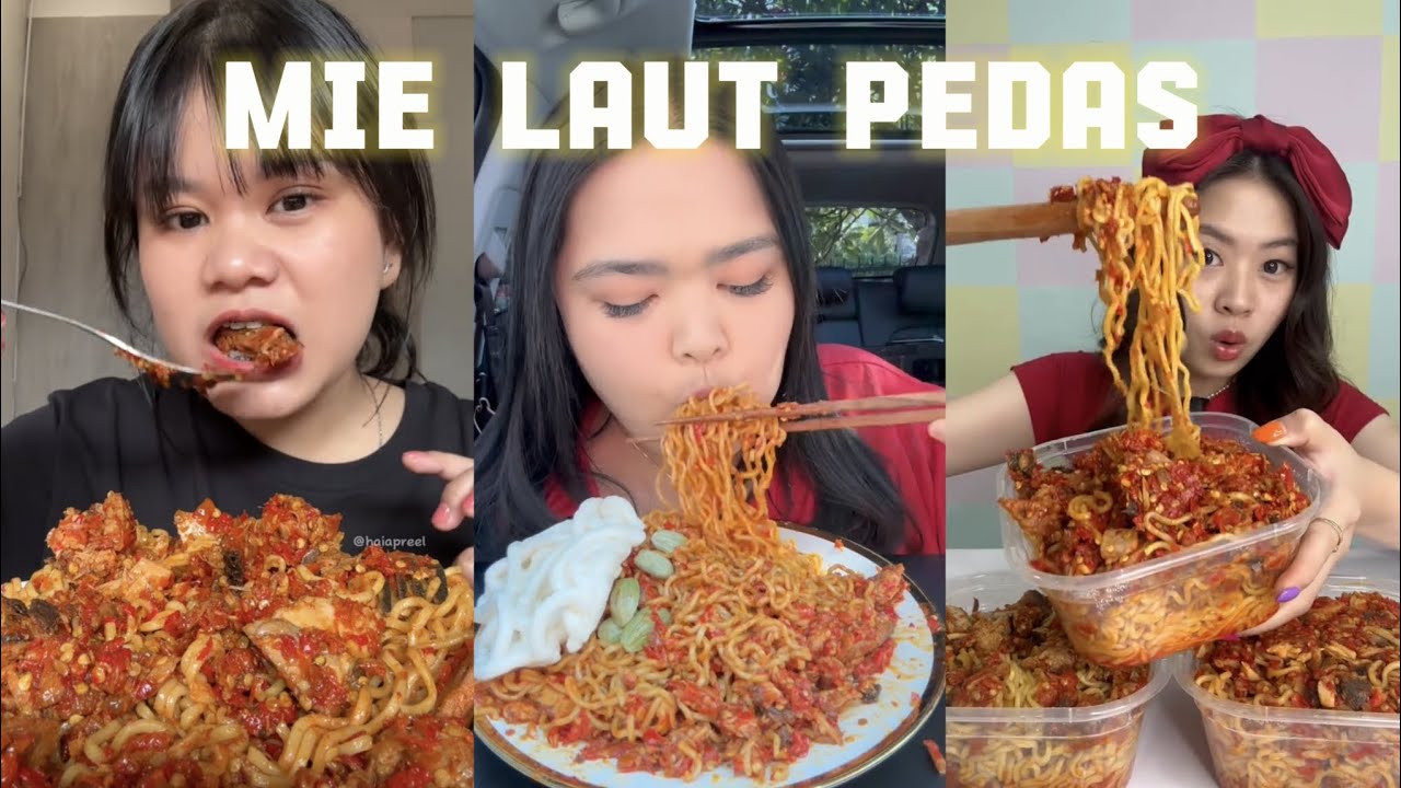 MUKBANG MIE LAUT PEDAS🥵🔥🤤 ||