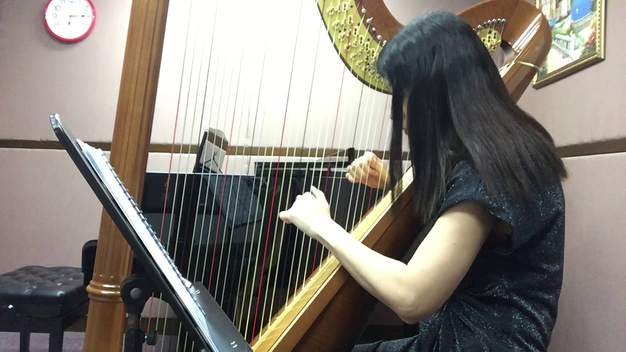 O’Carolan: Madam Cole. ABRSM Grade 5 Harp Exam Piece. (Sam Khan簡可怡: Harp)