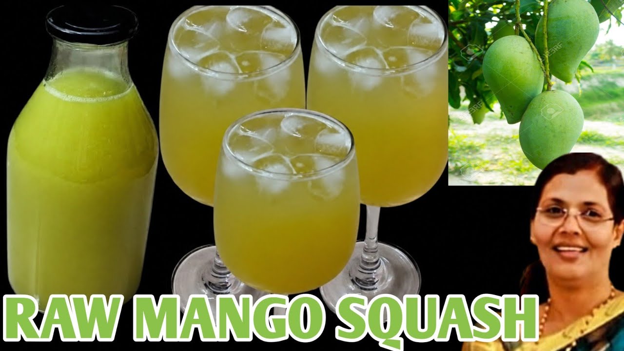RAW MANGO SQUASH RECIPE I REFRESHING RAW MANGO DRINK FOR HOT DAYS I EASY KERALA STYLE MANGO SQUASH