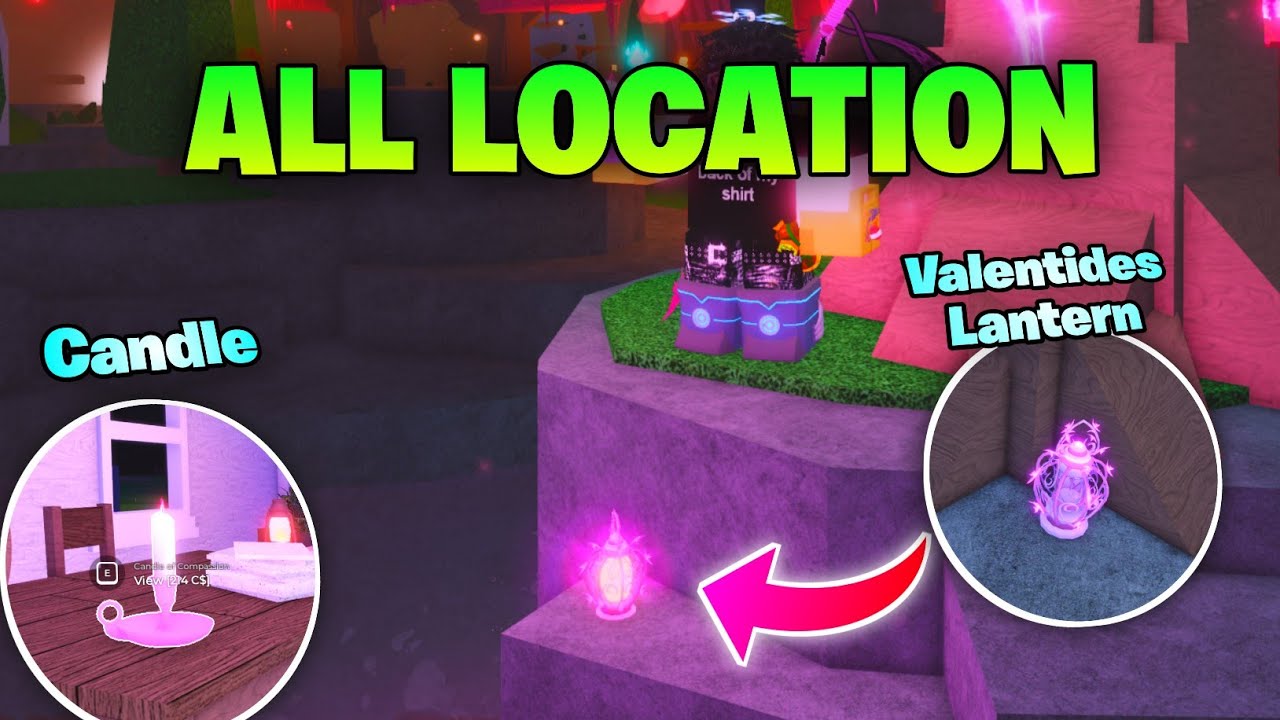 ALL Valentine Lantern Location in FISCH - Candle of Compassion