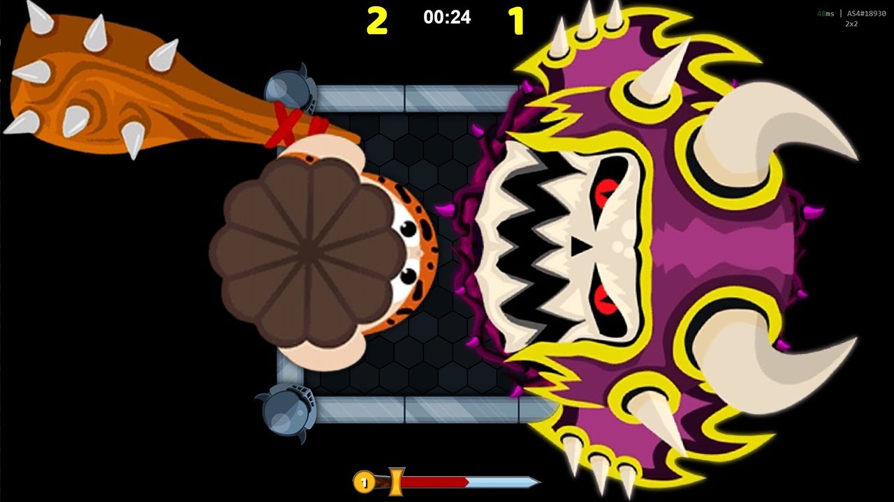 Evowars.io LV1 Vs Monster!