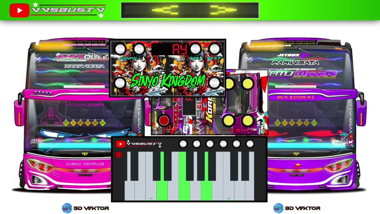 BASURI tembak langit 12 NOT MODUL SINYO V PIANIKA java's queen x ratu maher