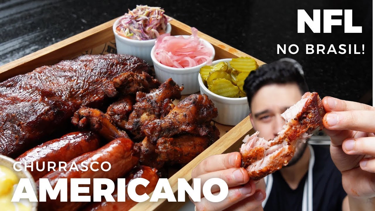BANDEJA COMPLETA de CHURRASCO AMERICANO | NFL no Brasil