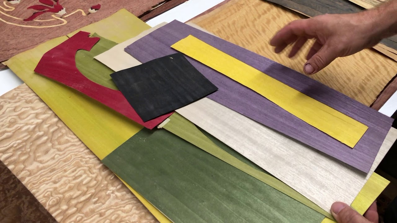 Different wood veneer types