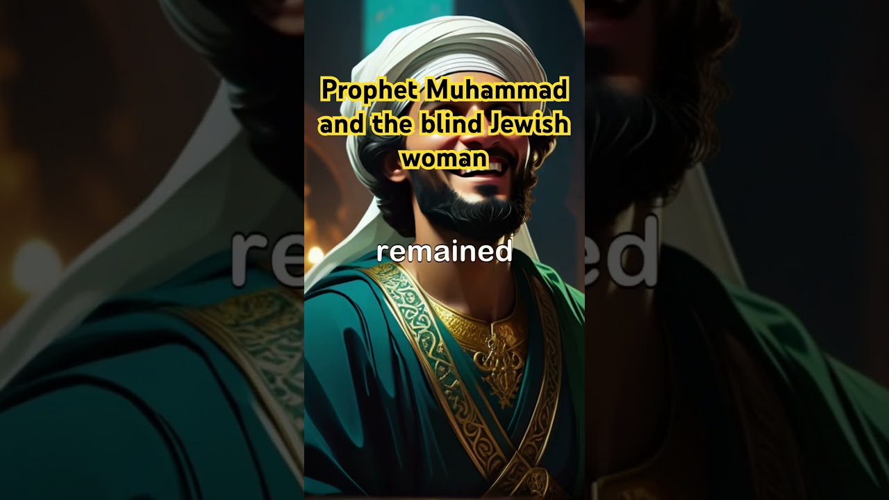 Prophet Muhammed and the blind Jewish woman #story #facts #muslimstories #islamicfigure #trending