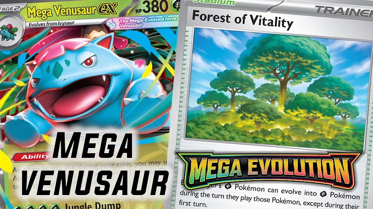 🌳 El nuevo Mega Venusaur ex es un TANQUE - Mega Evolution Pokémon TCG